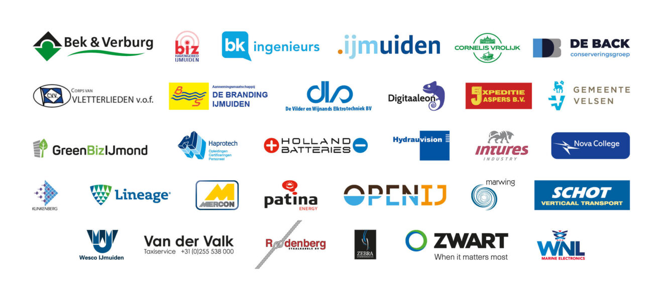 Logo overzicht IJpos bedrijven